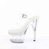 Pleaser - ADORE708PHRS Ankle strap sandal - White/Transparent Product image